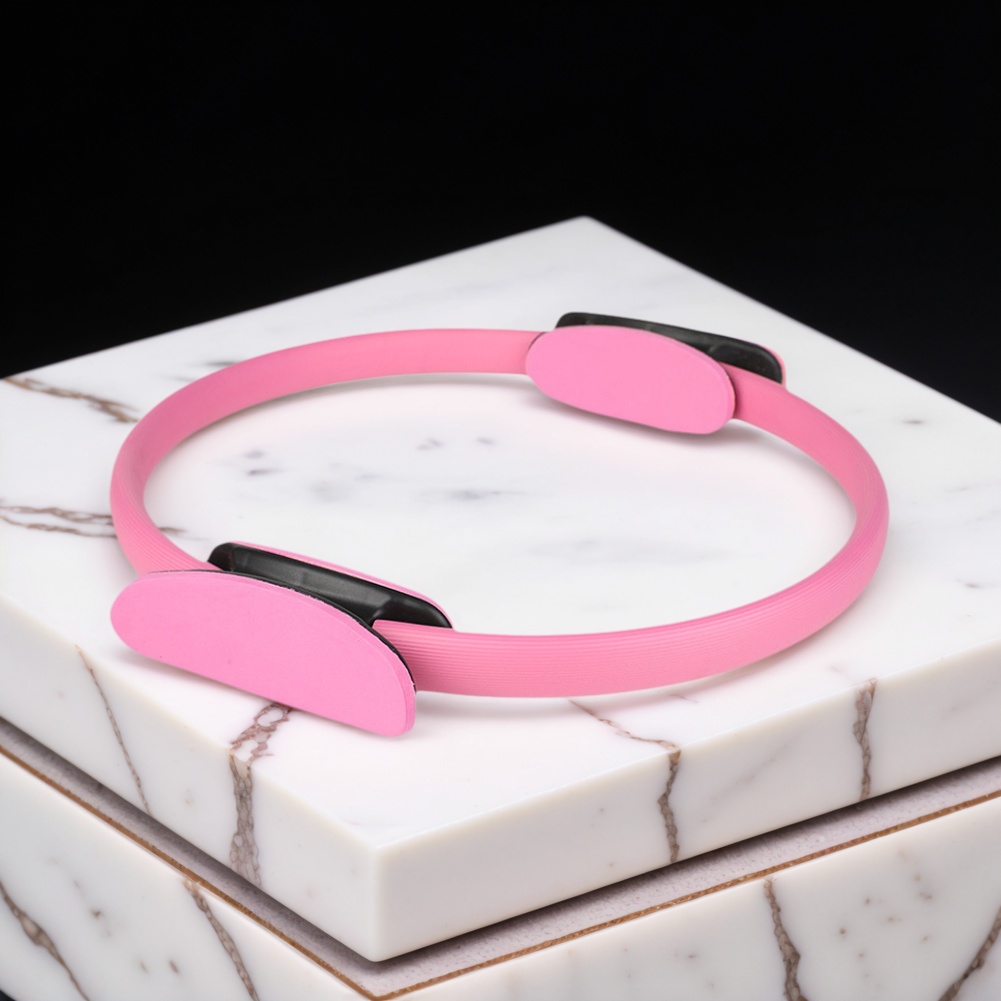 Pilates Ring Circle - ピラティスリング フィットネスリング 滑り止めハンドル付き フィットネスサークル ポータブル 柔軟なレジスタンスエクササイズ器具