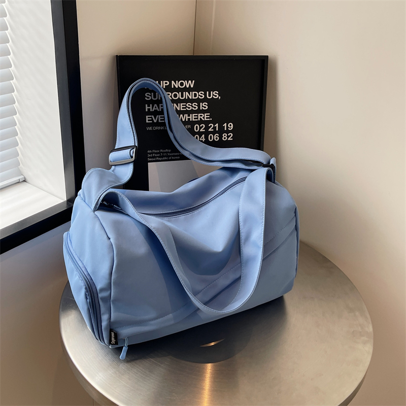 Yoga Fitness Bag - 1個入り メンズ＆レディース 軽量ジム＆トラベルフィットネスバッグ-オックスフォードナイロンコンパクトスポーツダッフルバッグ 水泳、ヨガ、短期旅行用