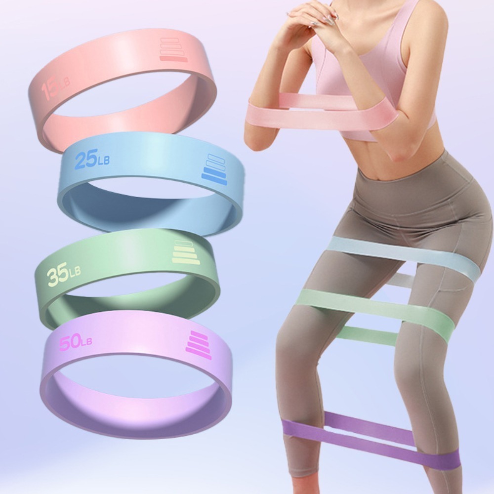 Yoga Fitness Ring - 15LB 25LB 35LB ヨガエラスティックリング ストレッチストラップ 異なるレベルのヨガバンド