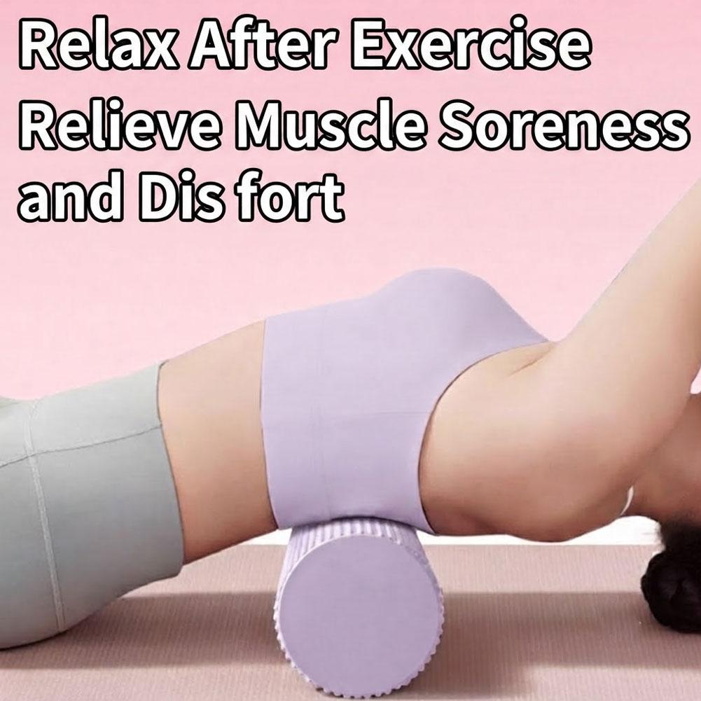 Yoga Fitness Trainer - ヨガフォームローラー EVA 高密度ヨガコラムローラー ピラティスフォームローラー エクササイズバックマッサージローラー ホームフィットネス機器
