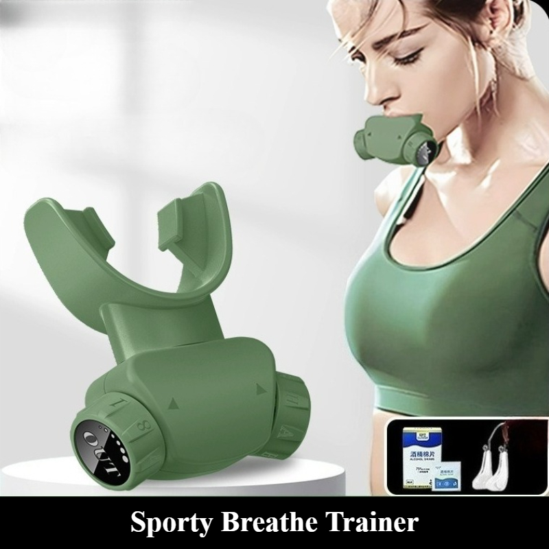 Yoga Fitness Gear - スポーティな呼吸肺活量トレーナー毎日のボディビルボーカルボリュームアップアクセサリー調節可能なギアポータブルフィットネス機器