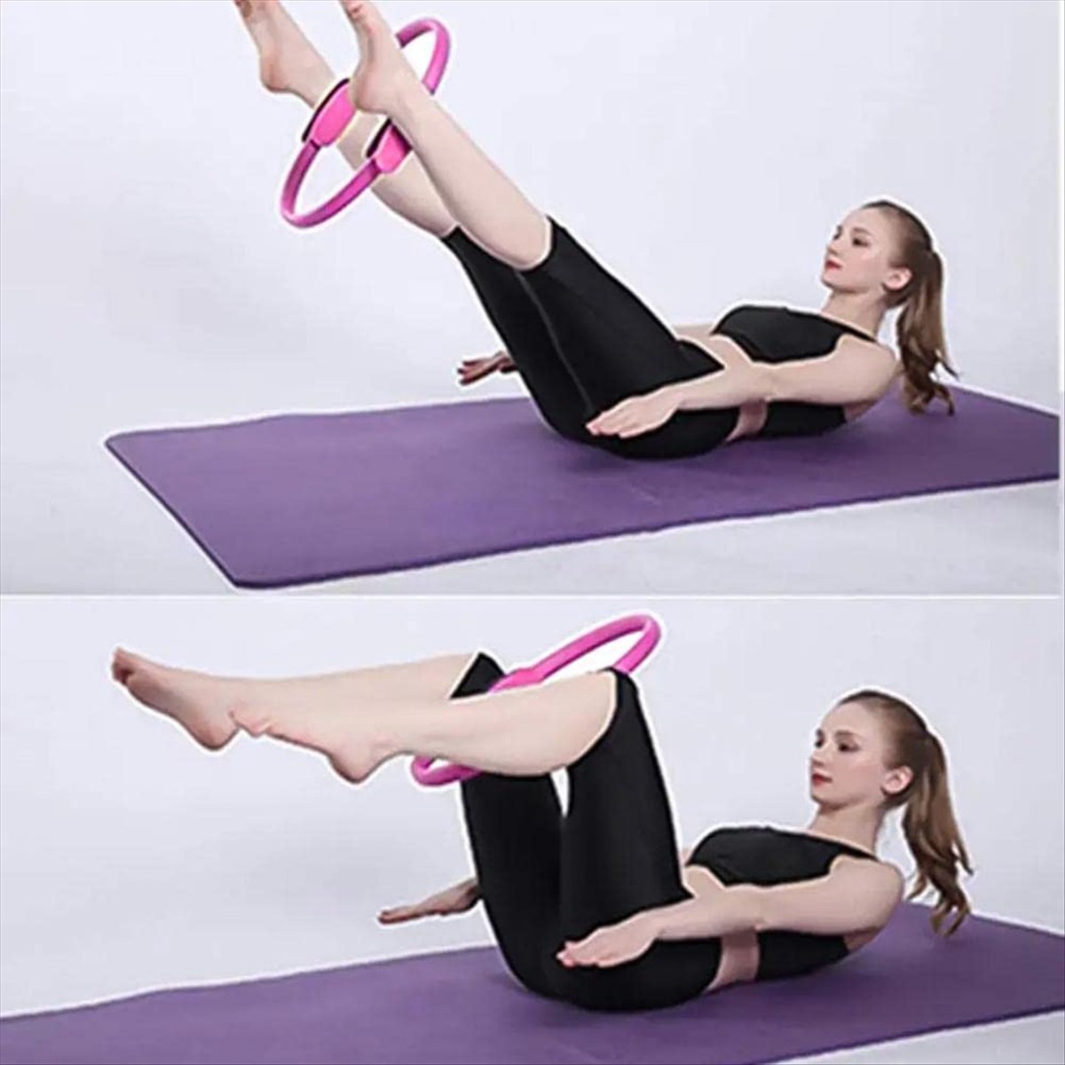 Pilates Ring Circle - T34C ピラティス サークル インナーとアウターの太ももを引き締めるヨガ ピラティス リング