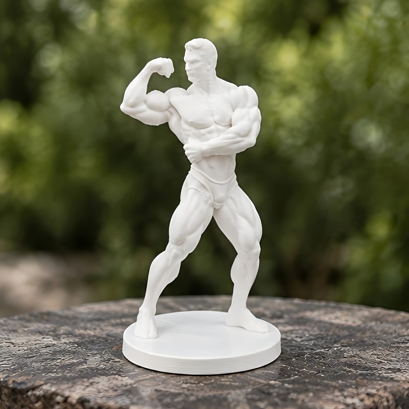 Yoga Fitness Trainer - 1/2ピースフィットネストレーナー彫刻装飾品、フィットネスの力と美しさを表現、ジム、ヨガスタジオ、スポーツルーム向けの特別な装飾品、フィットネスパートナー、コーチ、友人へのギフトに最適です。
