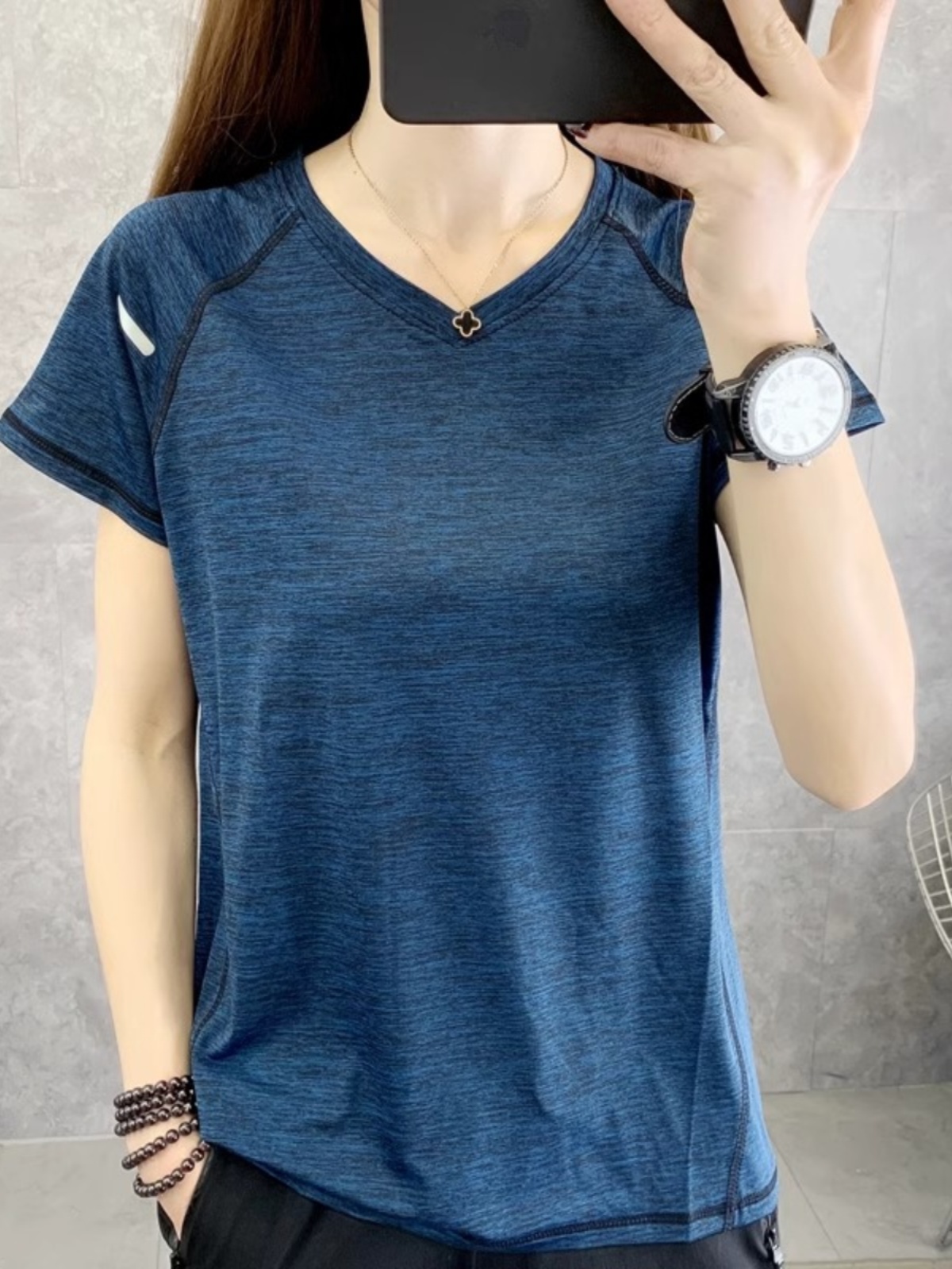 Yoga Fitness Plus - 速乾性半袖 Tシャツ レディース 夏 アウトドア フィットネス