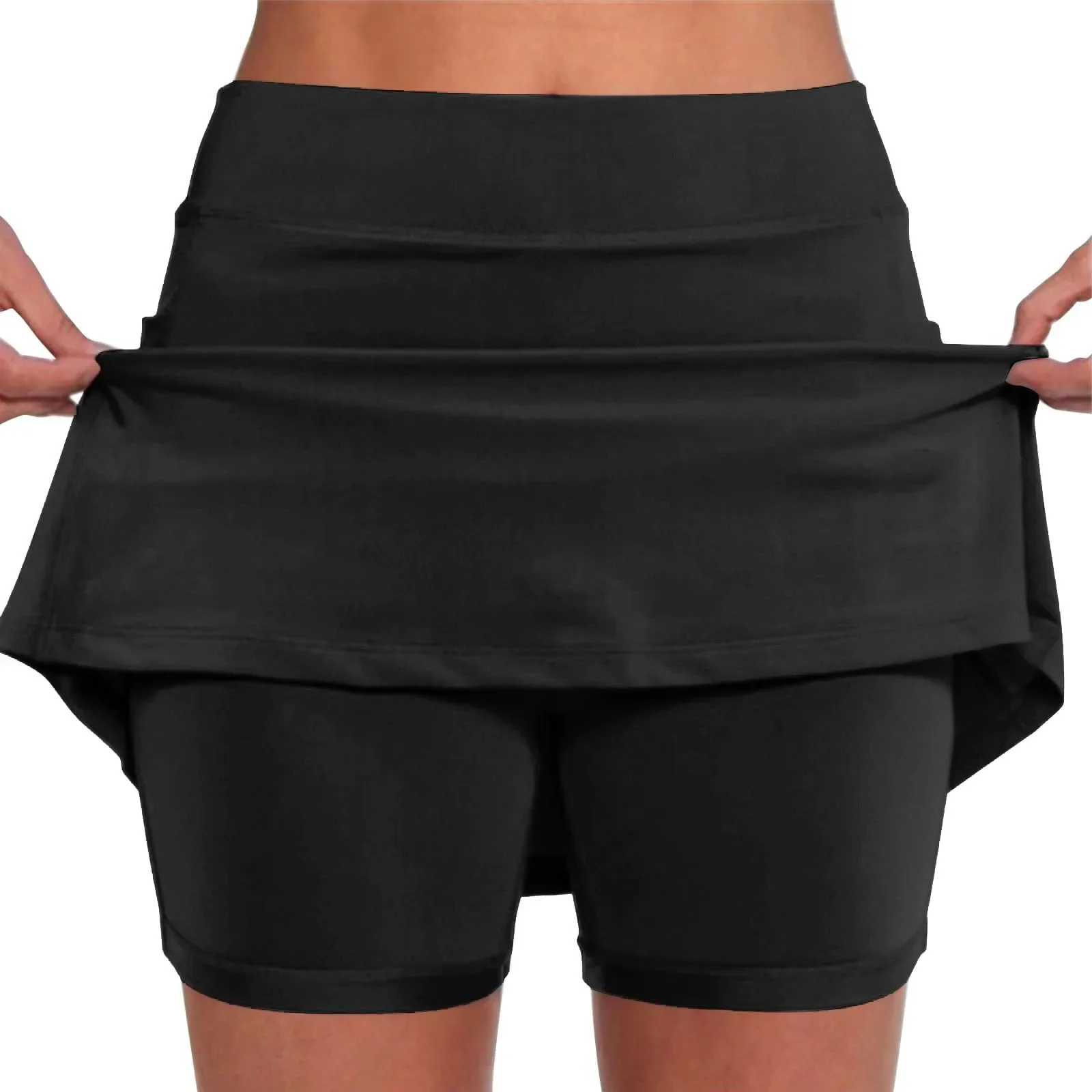 Yoga Fitness Plus - プラスサイズの女性の夏ソリッドカラースポーツショーツ弾性ヨガパンツスポーツショーツハイウエストタイトパンツ