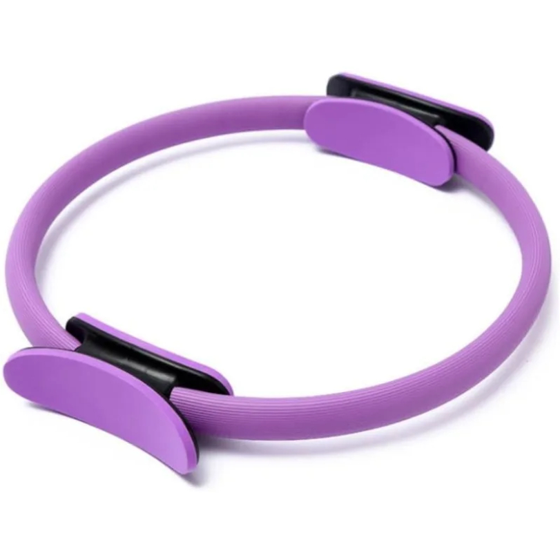 Pilates Ring Circle - ヨガピラティスリング 耐久性のある滑り止めエクササイズサークル マジックエクササイズサークル デュアルグリップ付き 太もも骨盤底筋トレーニング用