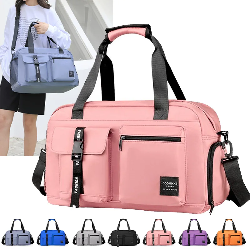 大型フィットネスバッグスポーツハンドバッグ女性ドライウェット - Yoga Fitness Bag のレビューと価格