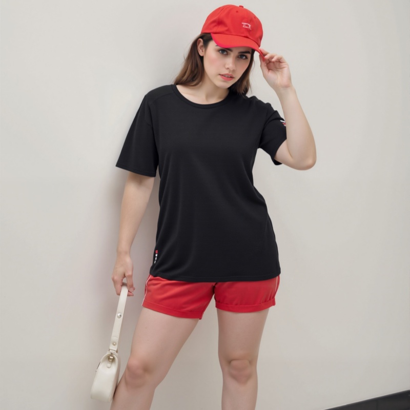 プラスサイズ 1XL-6XL レディース 通気性スポーツ T - Yoga Fitness Plus のレビューと価格