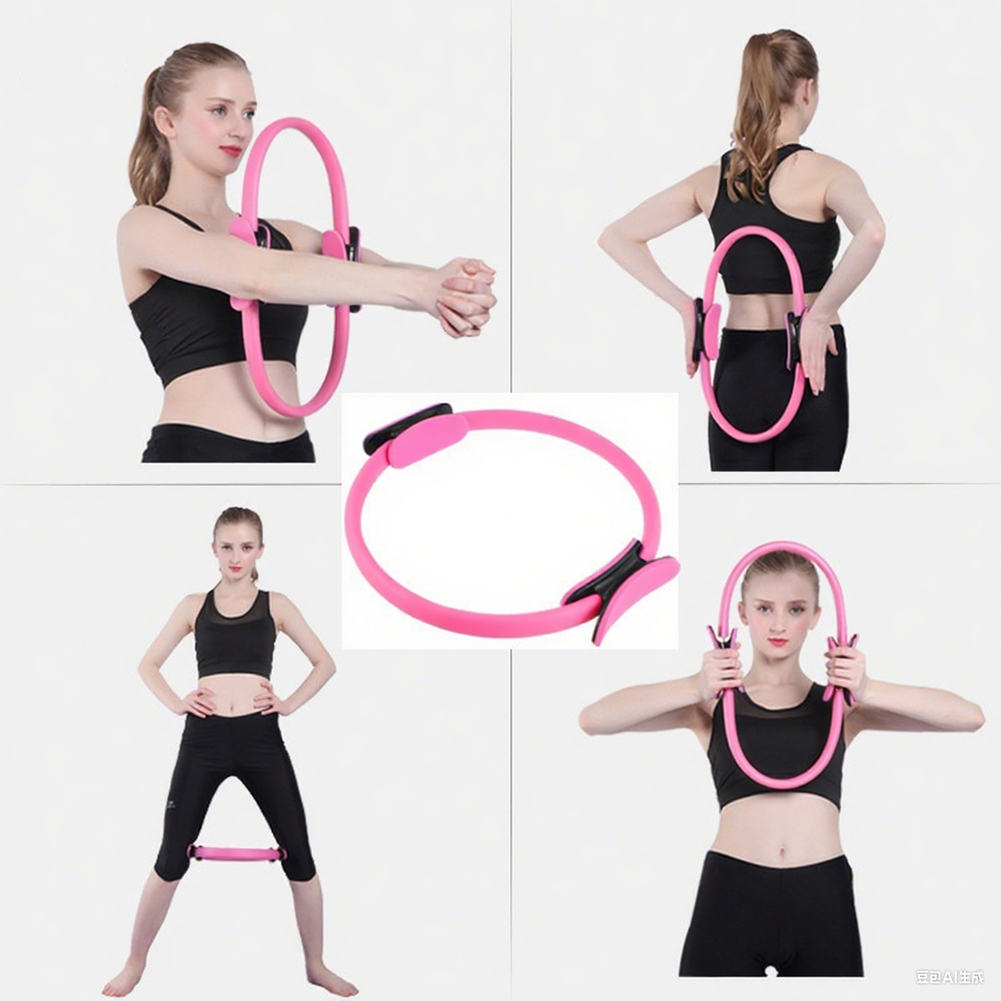 ピラティスリング フィットネスリング 滑り止めハンドル付き  - Pilates Ring Circle のレビューと価格