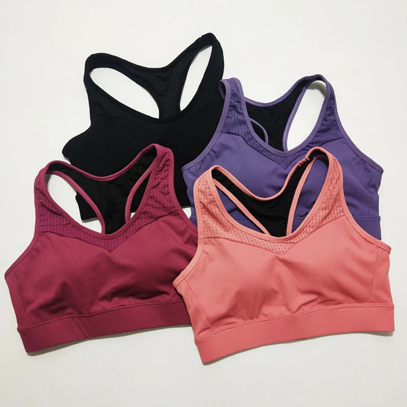 S-5XL スポーツトップヨガブラ女性プッシュアップ下着 B - Yoga Fitness Plus のレビューと価格