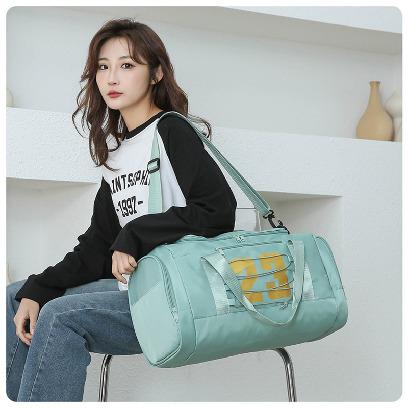 ファッションスポーツフィットネスジムバッグ女性用トラベルダッ - Yoga Fitness Bag のレビューと価格