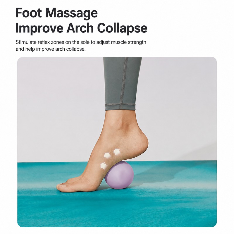 シリコーンフィットネス筋膜ボールソリッドマッサージ球足底筋肉 - Yoga Fitness Trainer のレビューと価格