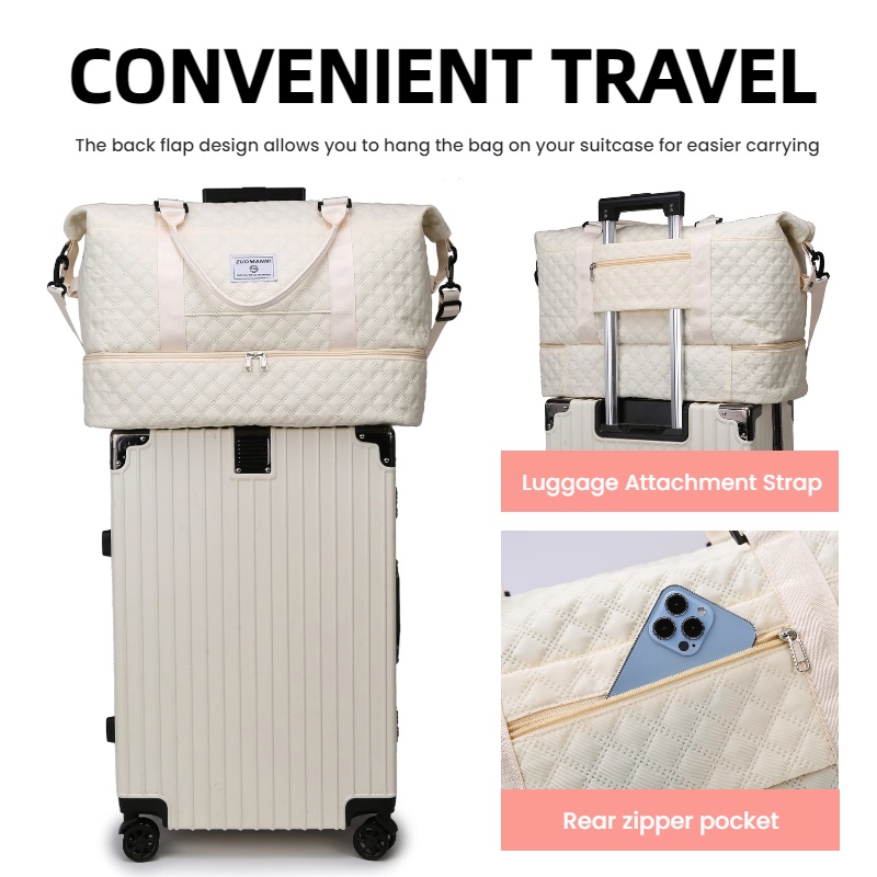 大容量トラベルダッフルバッグ ウィークエンダーバッグ オーバ - Yoga Fitness Bag のレビューと価格