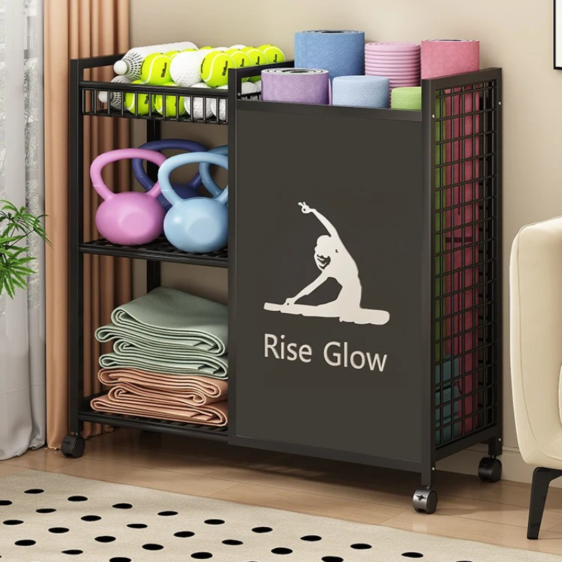 ホイール付きモバイルフィットネスカート - ホームジム、ヨガ - Yoga Fitness Gear のレビューと価格