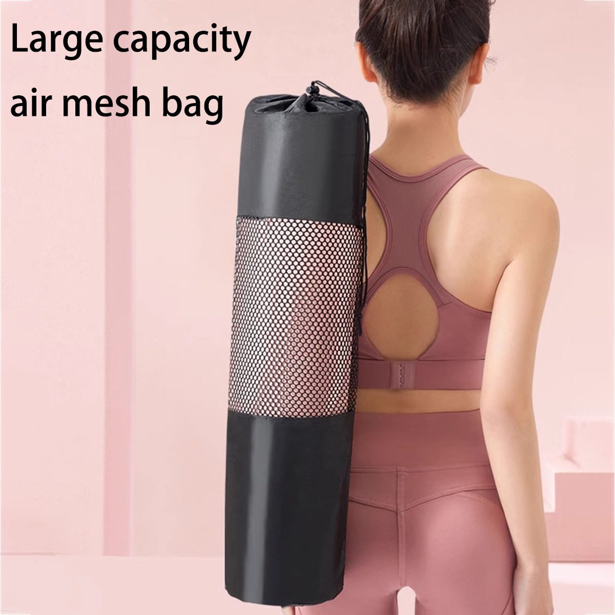 通気性のあるヨガマット収納メッシュバッグ - 耐久性のあるオ - Yoga Fitness Bag のレビューと価格