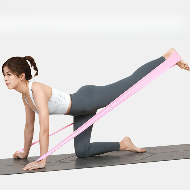 弾性滑り止め抵抗バンドプレミアムラテックスヨガフィットネスス - Yoga Health & Fitness Center のレビューと価格