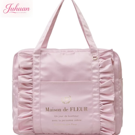 2025年新作 日本製サテン マルチカラー 蓮の葉レース シ - Yoga Fitness Bag のレビューと価格