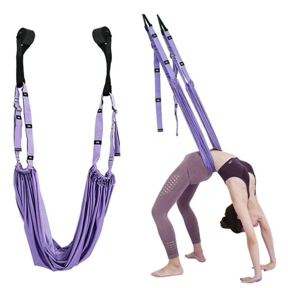 調節可能な女性用エアリアルヨガストラップ、抵抗補助ドア吊り下 - Yoga Swing Aerial のレビューと価格
