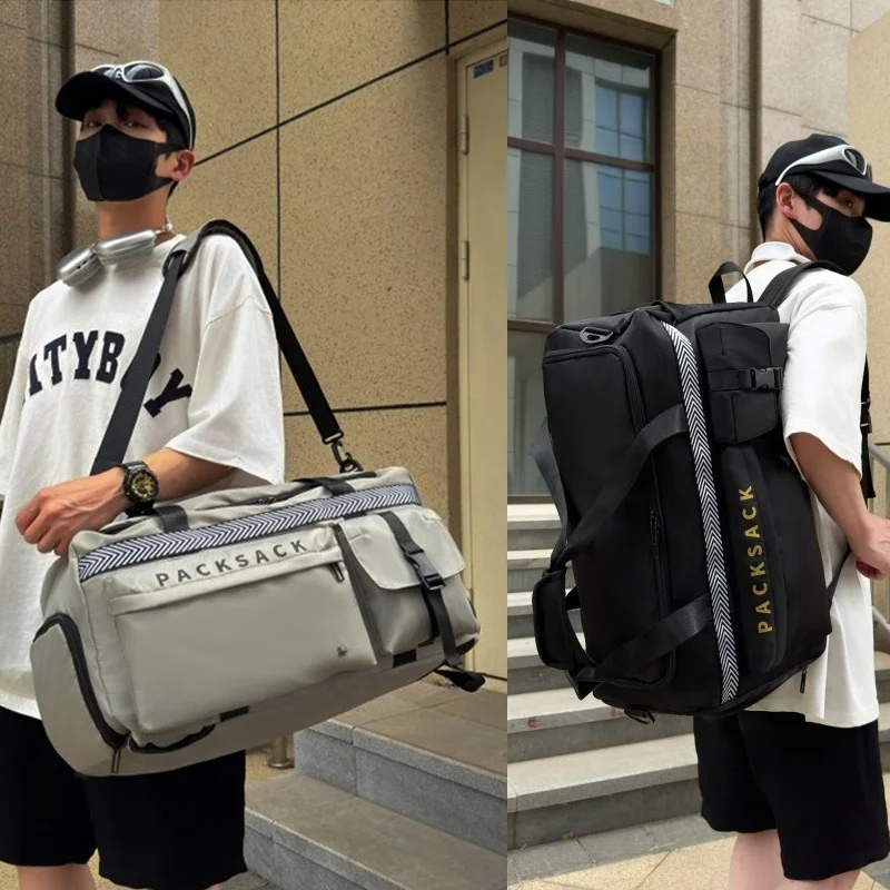 乾湿分離スポーツフィットネスヨガバッグ短期旅行大容量ハンドシ - Yoga Fitness Bag のレビューと価格