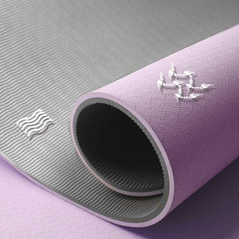 初心者向けTPEヨガマット、超ワイド、超ロング、超厚、滑り止 - Yoga Health & Fitness Center のレビューと価格