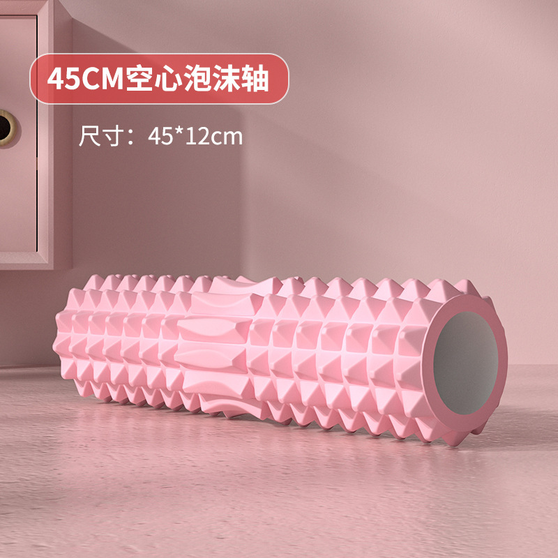中空フォームローラー 45 センチメートルヨガブロックマッサ - Yoga Fitness Trainer のレビューと価格