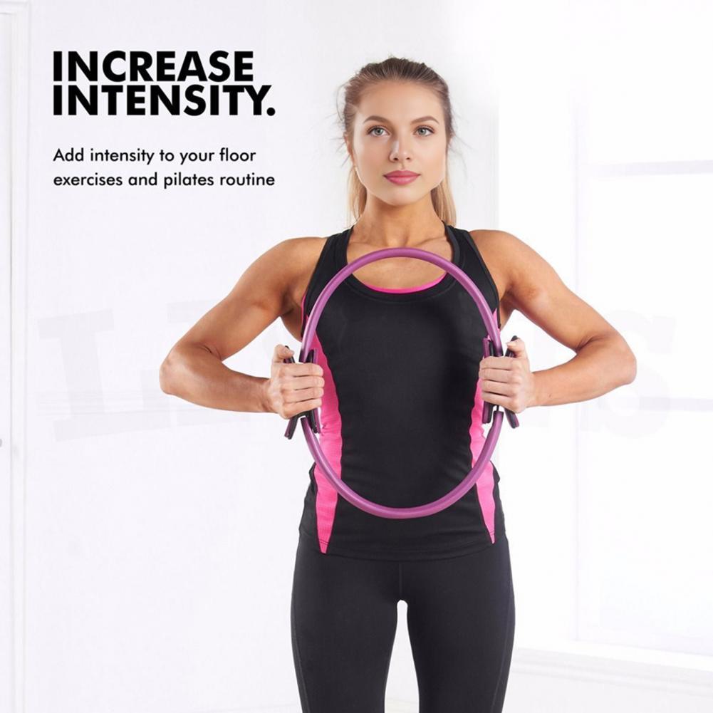 女性ヨガフィットネスリングサークルピラティス女性ガールエクサ - Yoga Fitness Ring のレビューと価格