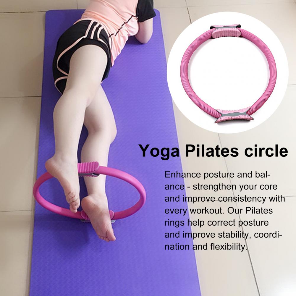 弾性ピラティスリング ノンスリップグリップ 女性用ピラティス - Pilates Ring Circle のレビューと価格