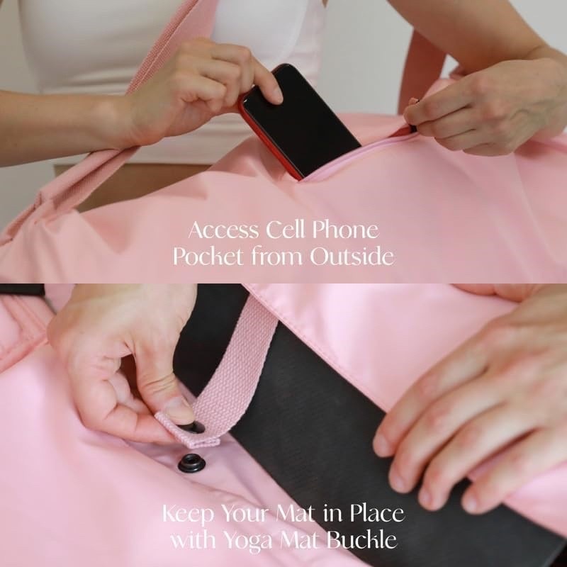 ヨガバッグ、ヨガマット収納バックバッグ、調節可能なカジュアル - Yoga Fitness Bag のレビューと価格