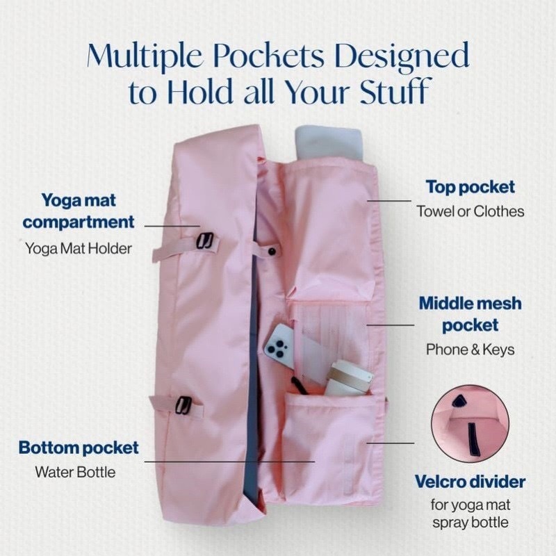 ヨガバッグ、ヨガマット収納バックバッグ、調節可能なカジュアル - Yoga Fitness Bag のレビューと価格
