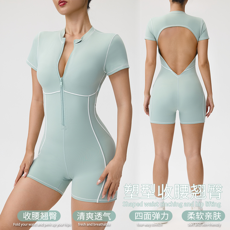 女性の夏のフィットネススポーツヨガジャンプスーツロンパースカ - Yoga Overall Fitness のレビューと価格