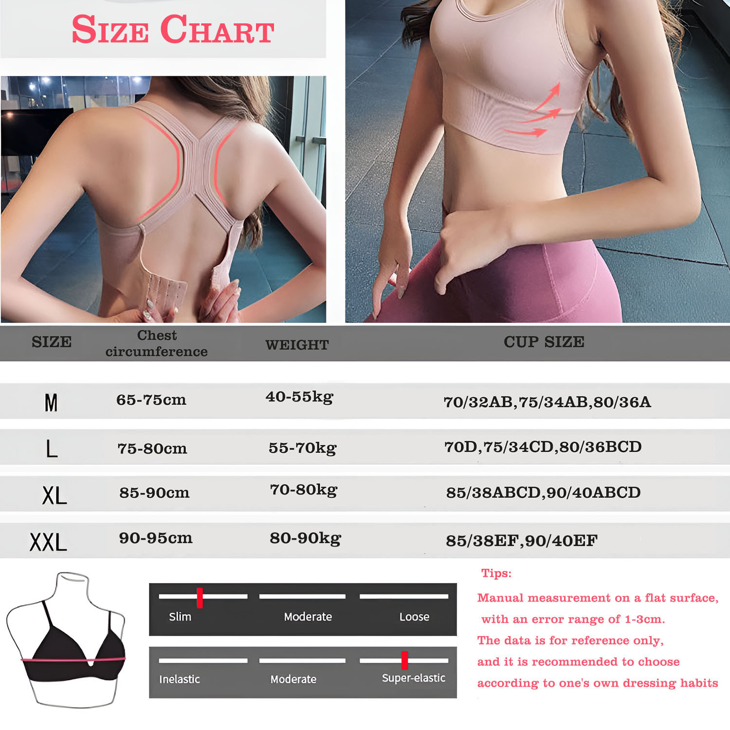 女性用クロスバックスポーツブラ、調節可能なフックアイワークア - Yoga Fitness Ring のレビューと価格