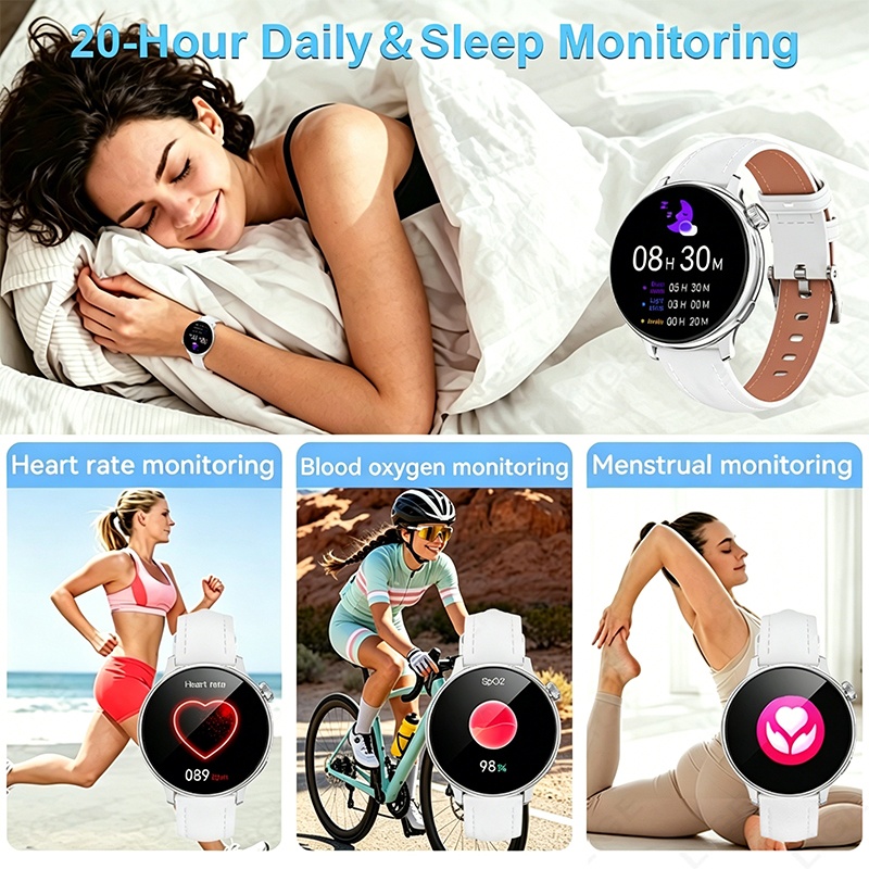 LIGE スポーツスマートウォッチ 女性用 ワイヤレス通話  - Oxygen Yoga & Fitness Urbandale のレビューと価格