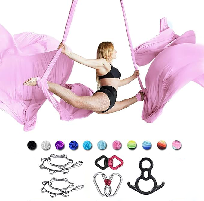 エアリアルヨガハンモック インバージョンスイング-ナイロン素 - Yoga Swing Aerial のレビューと価格