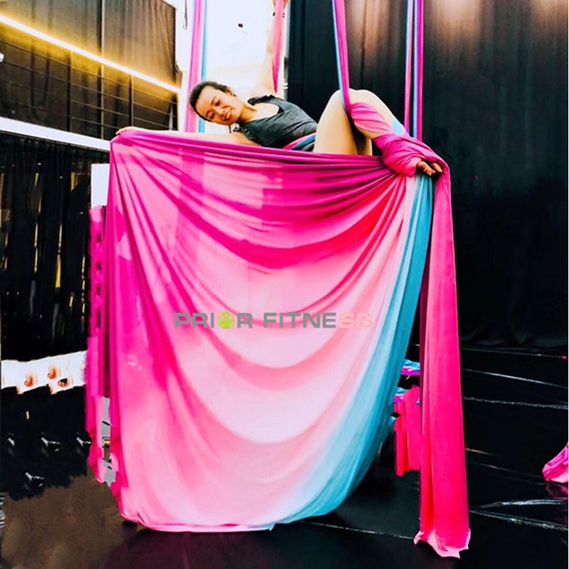 オンブル反重力ヨガハンモック、シルクファブリック、エアリアル - Yoga Swing Aerial のレビューと価格