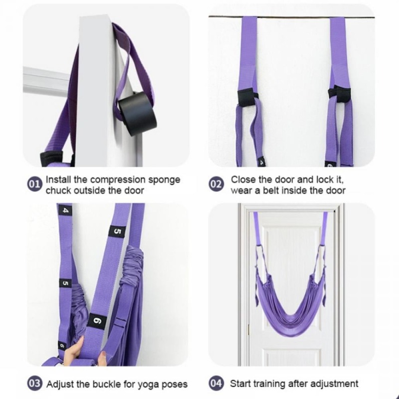 調節可能なエアリアルヨガハンモックセット ピラティス 反重力 - Yoga Swing Aerial のレビューと価格