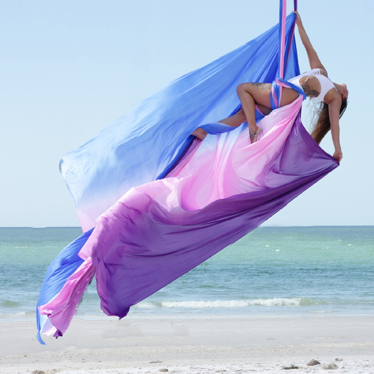 エアリアルヨガスイング、耐久性のあるナイロンハンモック2.6 - Yoga Swing Aerial のレビューと価格