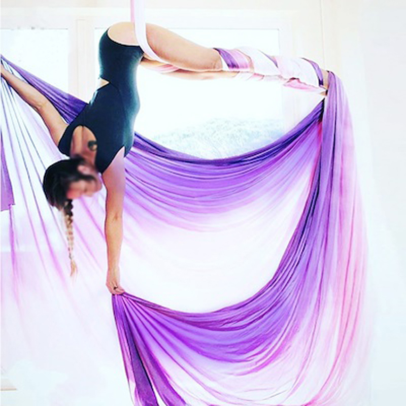 エアリアルヨガスイング、耐久性のあるナイロンハンモック2.6 - Yoga Swing Aerial のレビューと価格