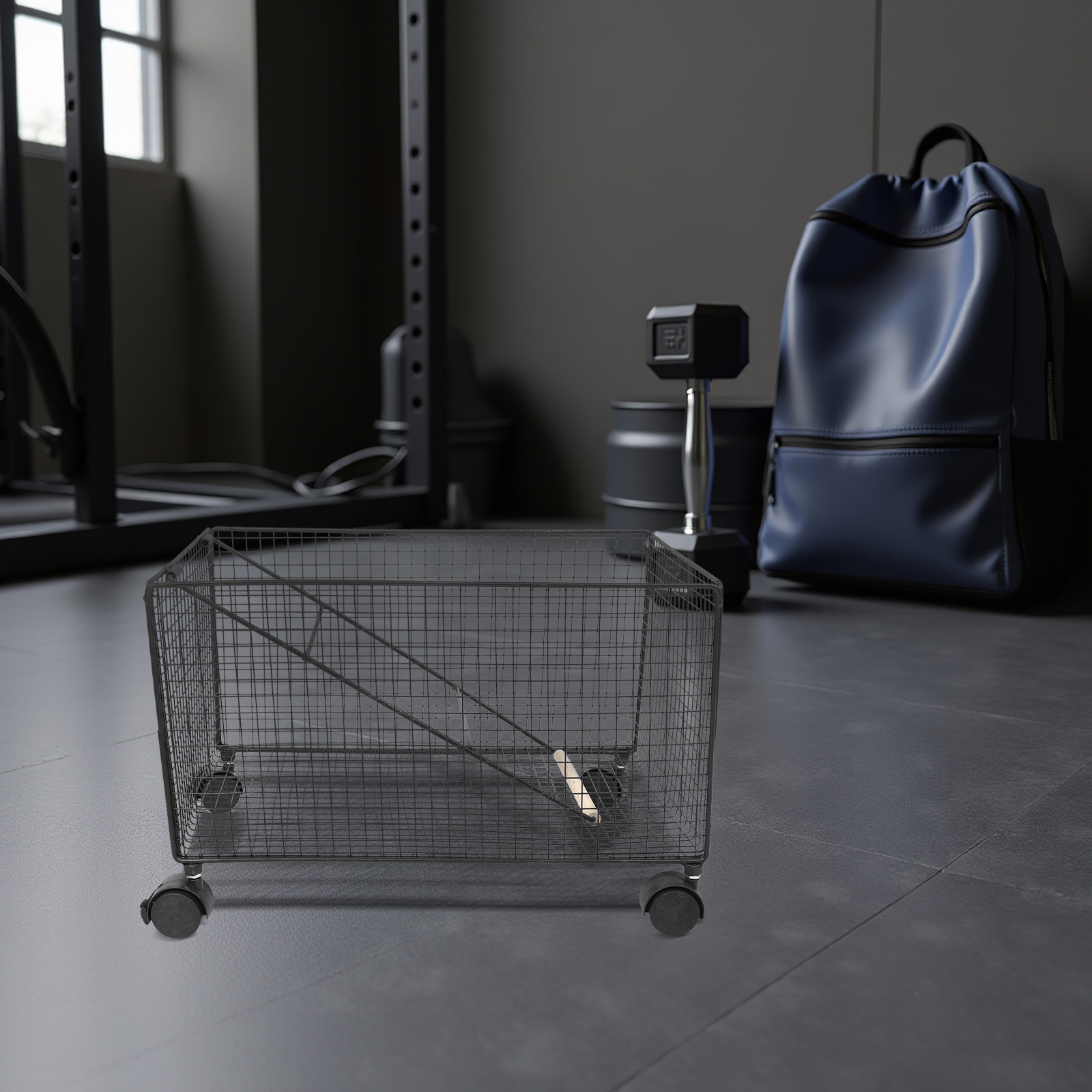ホームジム機器収納ラック（ホイール付き）多目的ダンベルヨガマ - Yoga Fitness Gear のレビューと価格