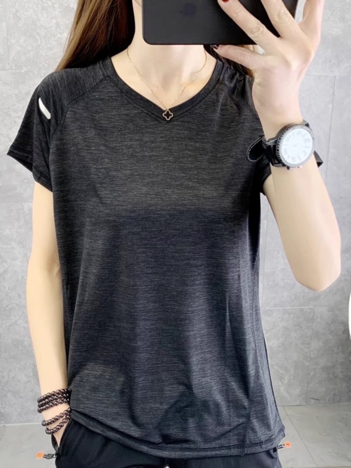 速乾性半袖 Tシャツ レディース 夏 アウトドア フィットネ - Yoga Fitness Plus のレビューと価格