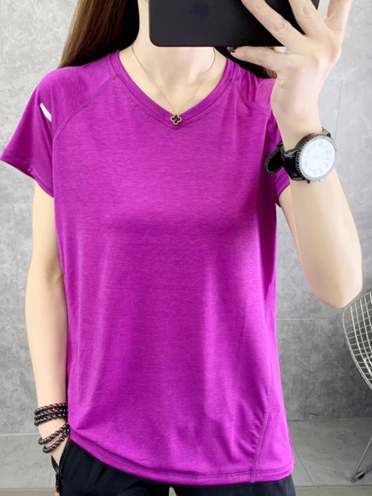 速乾性半袖 Tシャツ レディース 夏 アウトドア フィットネ - Yoga Fitness Plus のレビューと価格
