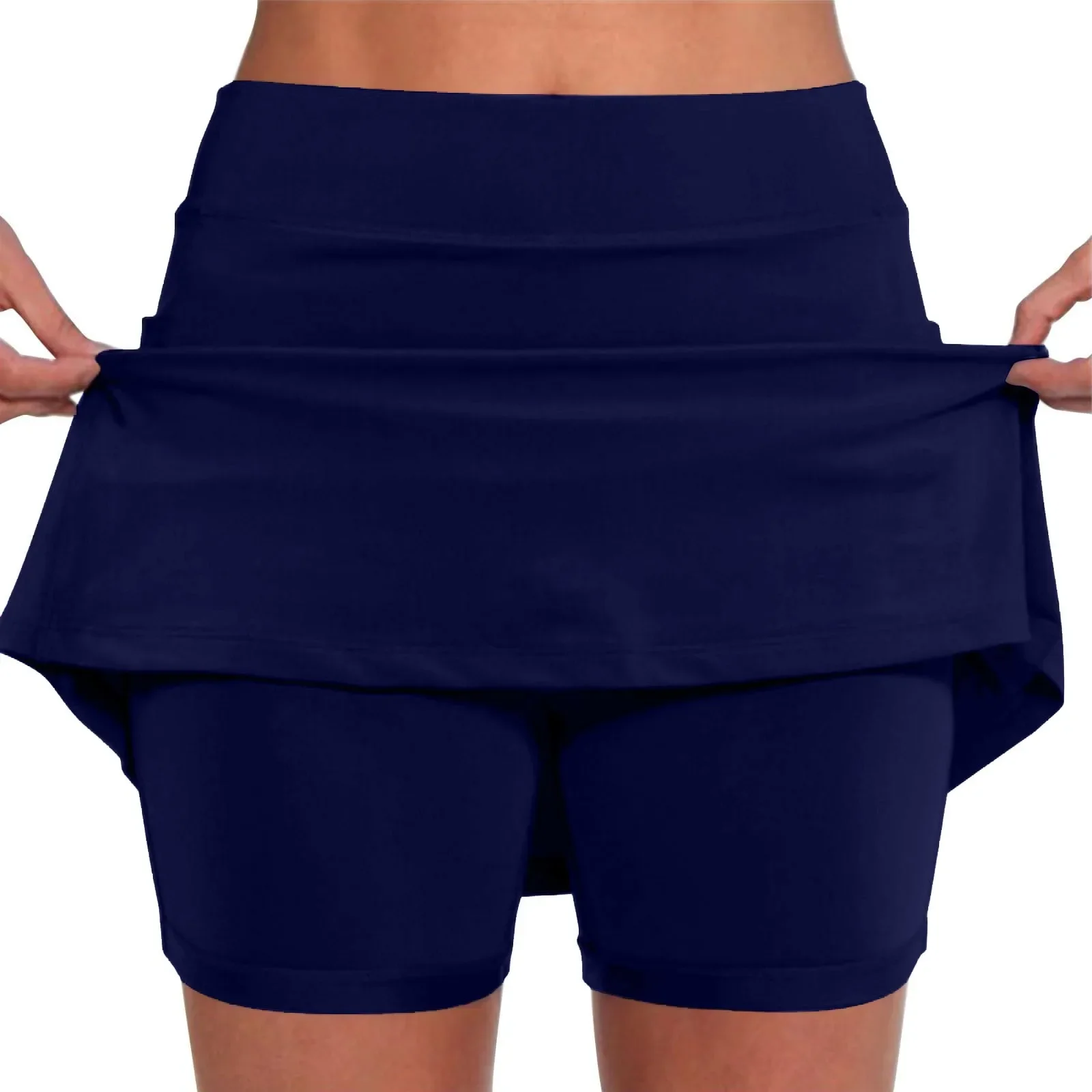 プラスサイズの女性の夏ソリッドカラースポーツショーツ弾性ヨガ - Yoga Fitness Plus のレビューと価格
