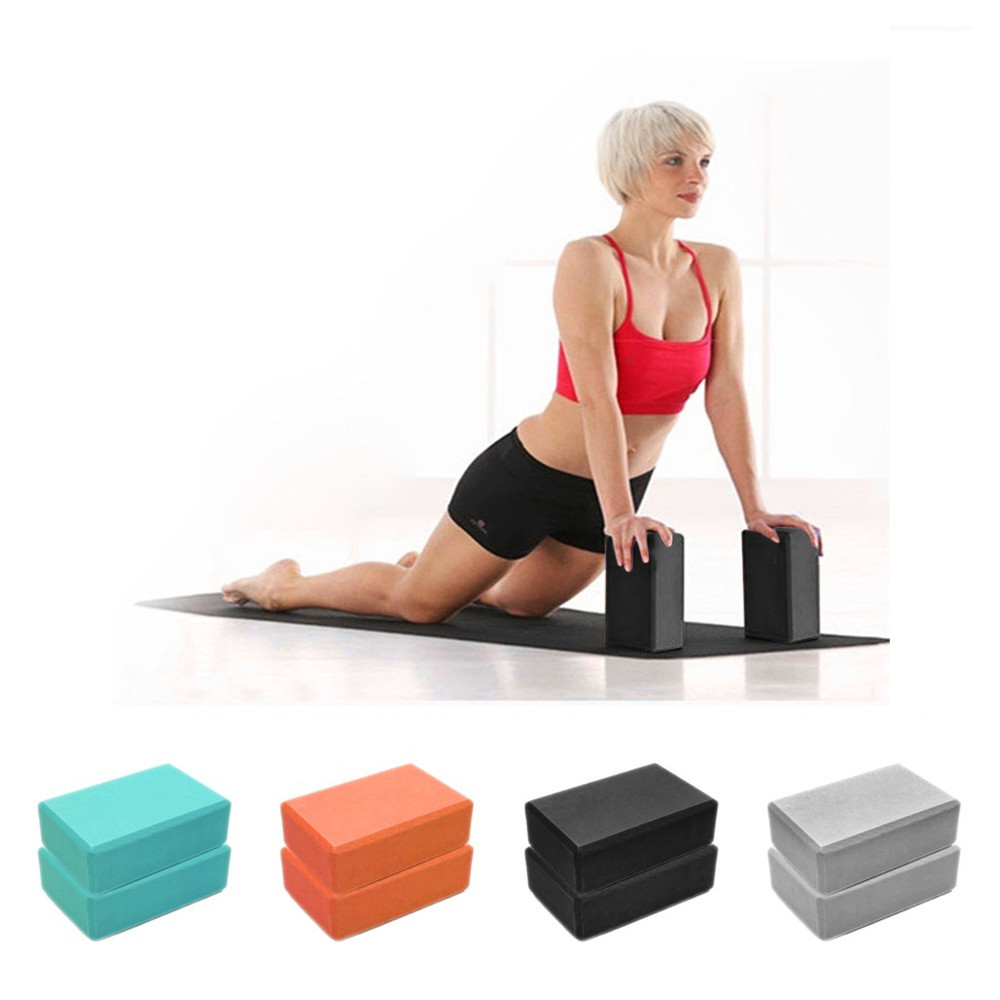 色付きEVAヨガブロックレンガノンスリップボディシェイピング - Yoga Health & Fitness Center のレビューと価格